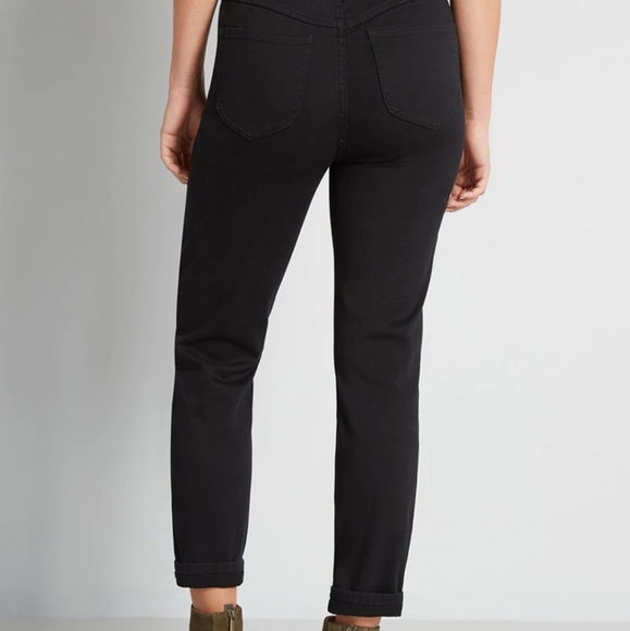ModCloth Black 80s Director's Cut Skinny Jeans - Picture 2 of 7